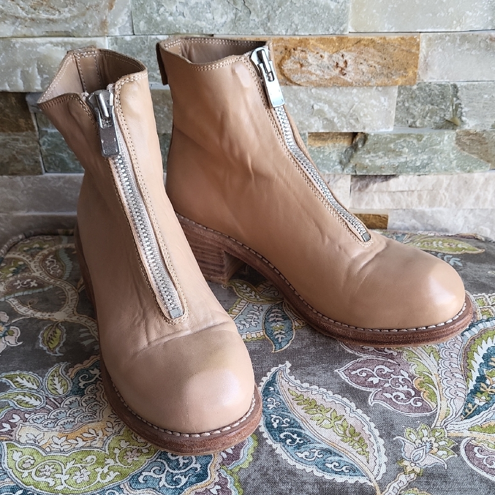 Guidi Tan Leather PL1 Boots